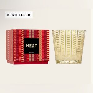 NIB NEST New York Holiday Scented Candle/XXL 3 wic